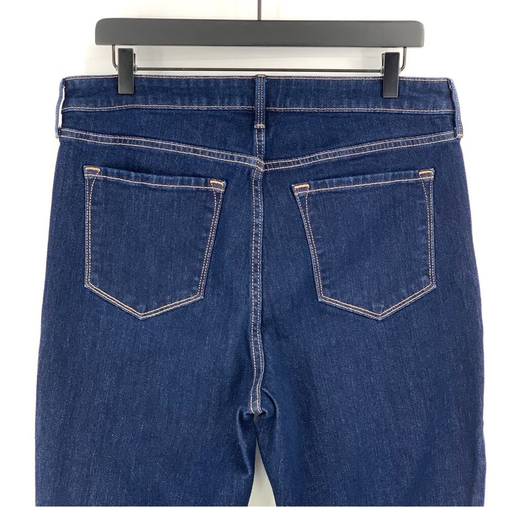 OLD NAVY Mid-Rise Straight Jeans Dark Wash 14 - Picture 7 of 7